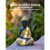 Statua in resina oro Buddha for zen ornamento for giardino interno esterno 16 11