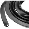 uxcell Fascia in gomma U 13.1ft per bordo 10mm, 12x14mm nera