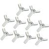 uxcell M5x12mm ala farfalla per avvitare vite passo 0,8 mm acciaio carbonio 10pz