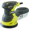 Ryobi ROS300A Levigatrice Rotorbitale 300W Ø125mm con 20 Fogli Abrasivi