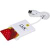 Link LETTORE LINK SMART CARD USB 2.0 BIANCO - LKCARD02