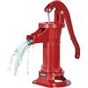 VEVOR Antique Well Hand Pitcher Pump, 25 ft Maximum Lift, Cast Iron Manual Hand Water Pump with Ergonomic Handle G1-5/8 Easy Installation, Old Fashioned for Outdoor Home Yard Garden Pond Farm, Red
