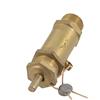 Uxcell Dorato Tono 13mm Maschio Filo Aria Compressore Sicurezza Rilascio Valvola