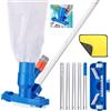 TUIBEIDAMAI Aspirapolvere Per Piscina, Pulitore a Getto Portatile Per Piscina Con (U4z)