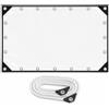 Telo Impermeabile Trasparente in PVC con Occhielli | per Gazebo | per Legna