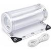 Telo Impermeabile Trasparente in PVC con Occhielli | per Gazebo | per Legna