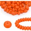 uxcell Perline silicone 14mm 110pcs, arancione-rosso