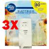 AMBIPUR 3 X AmbiPur Diffusore Elettrico + Ricarica Oro e Fiori di Vaniglia 20 ml