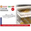 Giganplast Cassetta Service Forata Sovrapponibile Alimenti 60x40 Altezze Varie