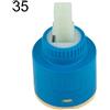 Lever Misura 40mm: Diametro 3,9cmx6,9cm Rubinetto Leva Bobina Miscelatore 40/35mm per