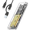 Vinmooog Case ssd M.2 nvme ssd USB C case nvme,adattatore ssd m2 nvme usb lettor