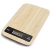 IBILI - Bilancia da cucina digitale Class Bambu 5 Kg, Graduazione 1 g, Capacità 5 kg, Alta Precisione, Funzione Tara