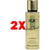 AQUARIUS 2 X AQUARIUS Body Mist Glow Touch con Shimmer Oro 250 ml