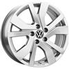 Volkswagen Cerchio in Lega Rockingham, Compatibile con Tiguan/Tayron, Alluminio/Magnesio/Silicio, Brillantsilber, 6,5J x 17, PCD 5x112mm, ET 38mm