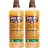 Maitre Savon de Marseille - Sapone nero liquido con olio di lino - 1L (Confezione da 2)