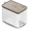 GIO'STYLE GioStyle Contenitore Alimentare per Dispensa Rettangolare M - Tortora - 1,2L - Made in Italy - Coperchio Ermetico - Linea con.Tengo