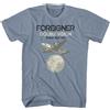 Foreigner - Double Vision - American Classics - Heather Blue Adult Manica Corta