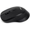 Nilox, Mouse Wireless Silenzioso 2.4 GHz, Mouse Ergonomico, Nero