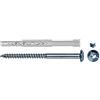 Fischer, Tasselli Prolungati SXRL 10x160 VAE con Vite Antifurto Testa a Borchia, con Inserto a Stella, per Installazioni Passanti su Calcestruzzo, Mattone Pieno e Forato, 540398