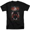 DC Comics T-Shirt Nera Unisex Adulto Poster Obey Order Batman Arkham City DC Comics