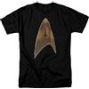 Star Trek Discovery - Scudo Di Comando - T-Shirt Corta Unisex Per Adulti - Nera