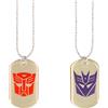Trasformatori Logo Autobot E Decepticon Medaglioni Per Cani