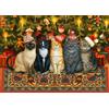Vaton Tech AveJoys Puzzle per adulti e bambini, 1000 pezzi, gatti di Natale, 70 x 50