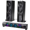 Audiocore AC955 2 in 1 altoparlante 2.0 per PC con funzione Soundbar RGB