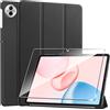 Custodia per Honor Pad 10 12.1" 2025 Cover in Pelle Case, + [1 Pezzi] Vetro Temp