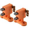 Accessori Generatore Giallo 2pz Supporto Spazzola Elettrico Rame Carboni