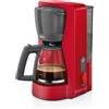 Bosch TKA3M134 Macchina da Caffè Americano, 1200 Watt, Fino 10 Tazze, Rosso
