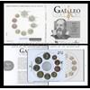 ITALIA 2014 SERIE DIVISIONALE UFFICIALE 9 MONETE EURO GALILEO GALILEI - FDC