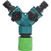 Not specified 1/2 3/4 per giardino 2-Way Rubinetto Tubo Connettore Acqua Splitter Irrigazione