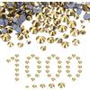 Cristalli Strass 1450pcs Hotfix SS6-SS30 Oro Chiaro