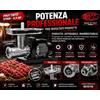 Palumbo Motoriduttore con Tritacarne PAVI SM12 370W Professionale in Ghisa Inox 0,5HP