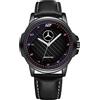 Stilecorse Orologio da Polso al Quarzo fan art Mercedes Benz Sport AMG Carbon Look Fibra