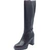 Nero Giardini NeroGiardini I618044D Guanto Col. Nero Stivali per Donna in pelle nera con lampo