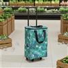 Trolley Portaspesa Pieghevole Grande Capacità Borsa Termica con Ruote
