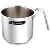 Barazzoni, My Pot, Bollilatte ø12cm, Acciaio Inox 18/10, Capacità 1,25lt, Triplo fondo adatto anche per Induzione, Made in Italy