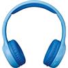 Lenco, Cuffie Senza Fili Bluetooth 5.0 Pieghevoli con Volume Limitato 85 dB, Blu