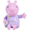 Simba Peppa Pig - Peluche di buona notte 2 in 1 con ninna e luce snooze, con unicorno, spegnimento automatico, funzione Try-me, 25 cm, a partire da 0 mesi