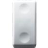 GEWISS - GW20572DY Interruttore Unipolare 250V AC, 16Ax, con Lente Neutra Sostituibile, Luminoso 230 V AC, 1 Modulo, System White
