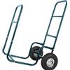 Carrello Portalegna con Ruote Portata 100 Kg Carrello per Legna da Ardere