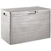 Does not apply Baule Multibox Woody'S Portattrezzi per Esterni, Baule Da 160L, Colore Grigio To