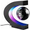 Surplex C Forma Globo Fluttuante con LED a Levitazione Magnetica, Mappamondo Mag