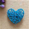 Pendente Da Porta A Forma Di Cuore Colorato In Rattan Per La Stanza Dei Bambini