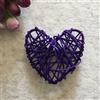 Pendente Da Porta A Forma Di Cuore Colorato In Rattan Per La Stanza Dei Bambini