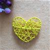 Pendente Da Porta A Forma Di Cuore Colorato In Rattan Per La Stanza Dei Bambini