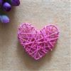 Pendente Da Porta A Forma Di Cuore Colorato In Rattan Per La Stanza Dei Bambini