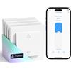 Meross Matter Interruttore Tapparelle WiFi (è Necessario Il Filo Neutro), Interruttore WiFi Smart Compatibile con Apple HomeKit Siri, Alexa, Google Assistant e SmartThings, 4 pezzi